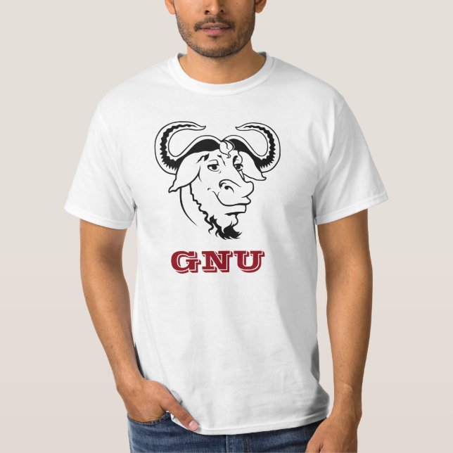 Camiseta Cabeza de GNU (Anverso)