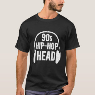 Camiseta Cabeza de hip hop de los años 90