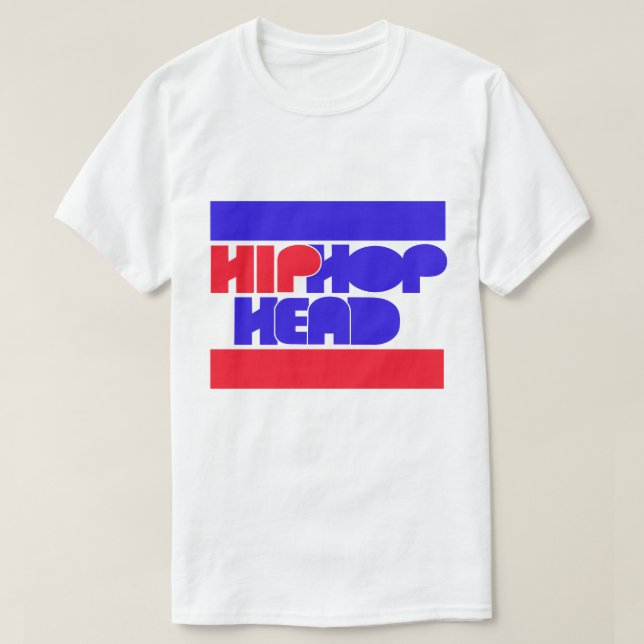 Camiseta Cabeza de HipHop EE. UU. (Diseño del anverso)
