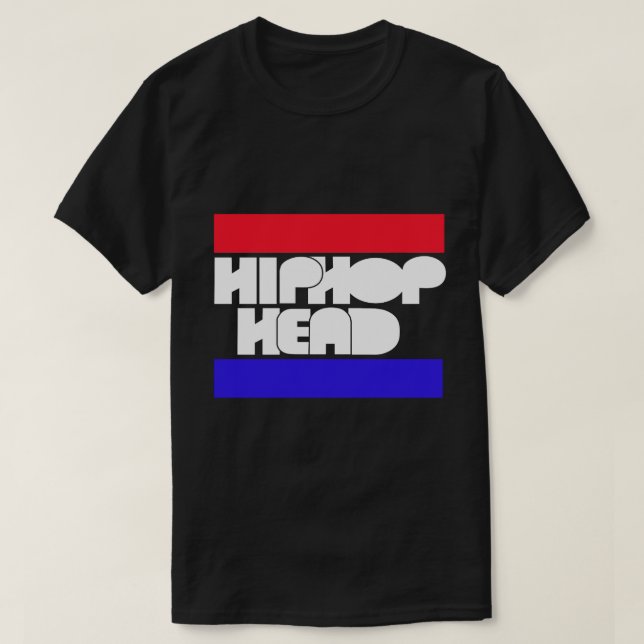 Camiseta Cabeza de HipHop EE. UU.  (Diseño del anverso)