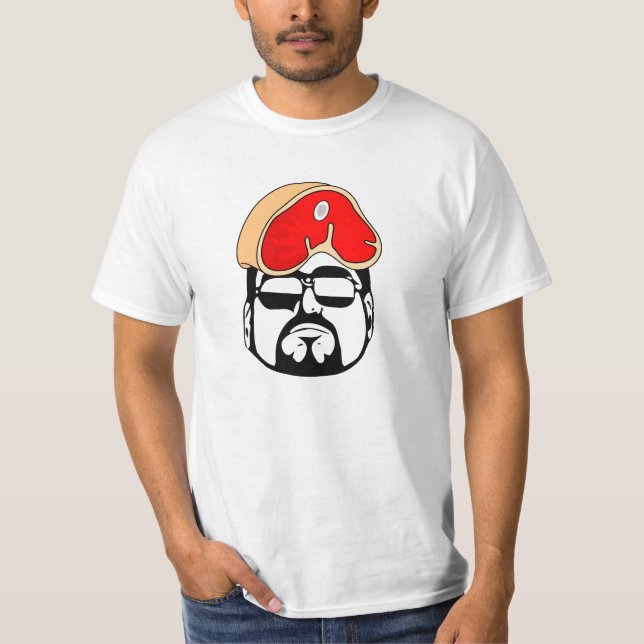 Camiseta Cabeza de la carne (Anverso)