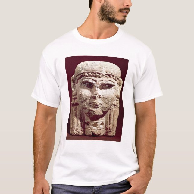 Camiseta Cabeza de la diosa Ishtar, de Amman, Jordania (Anverso)