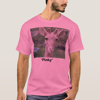 Camiseta Cabeza de la jirafa, "rosado "