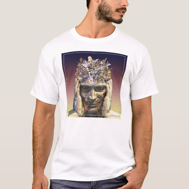 Camiseta Cabeza de la música (Anverso)