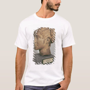 Camiseta Cabeza de la piedra caliza de una mujer