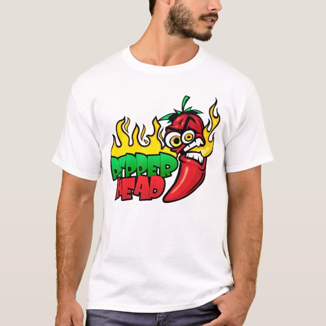 Camiseta Cabeza de la pimienta (Anverso)