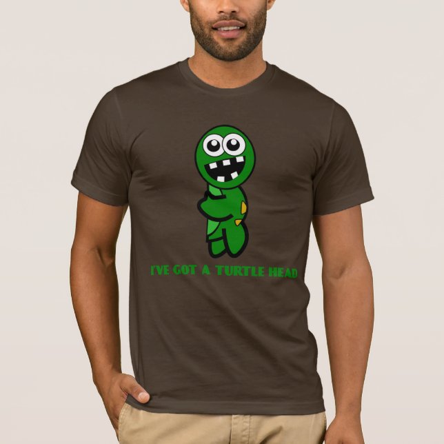 Camiseta Cabeza de la tortuga (Anverso)