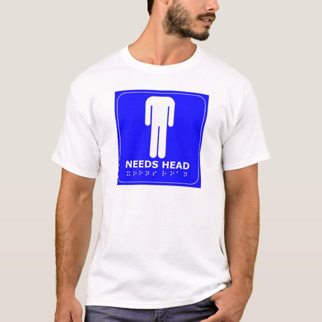 Camiseta Cabeza de las necesidades (Anverso)