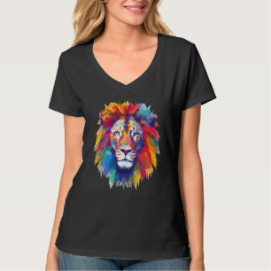 Camiseta Cabeza de león de Guay con cara de león brillante 