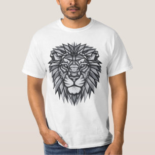 Camiseta Cabeza de león geométrica