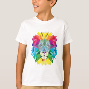 Camiseta Cabeza de León Geométrica