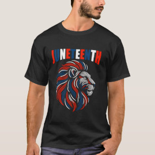 Camiseta Cabeza de León Junetdeción Rojo Azul Blanco Largo