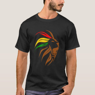 Camiseta Cabeza de León Rasta Mes de la Historia Negra BLM 