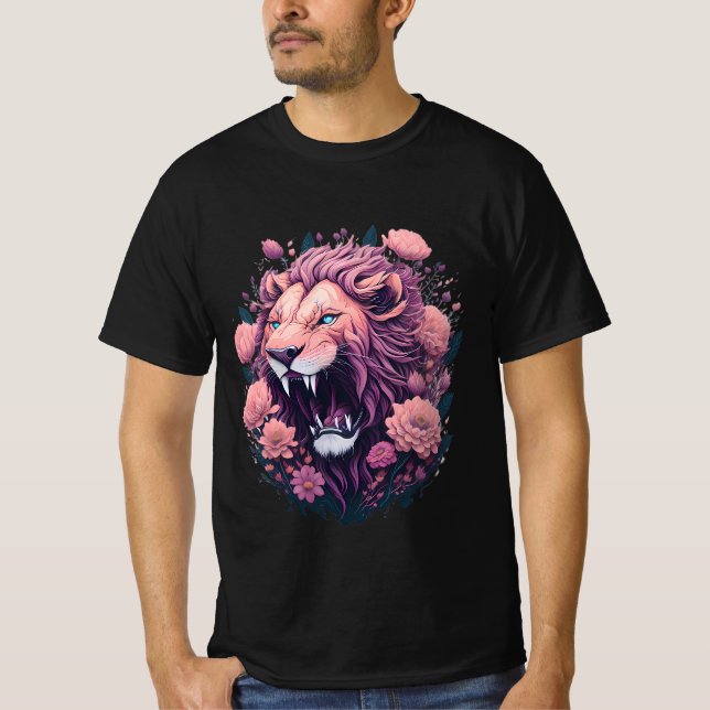Camiseta cabeza de león, Rey de la Selva (Anverso)