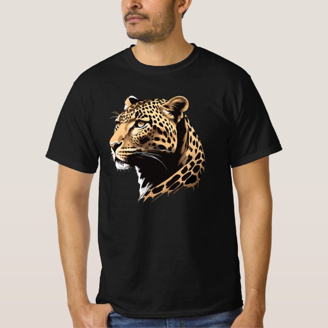 Camiseta Cabeza de Leopardo (Anverso)