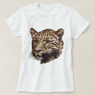 Camiseta Cabeza de Leopardo Africano