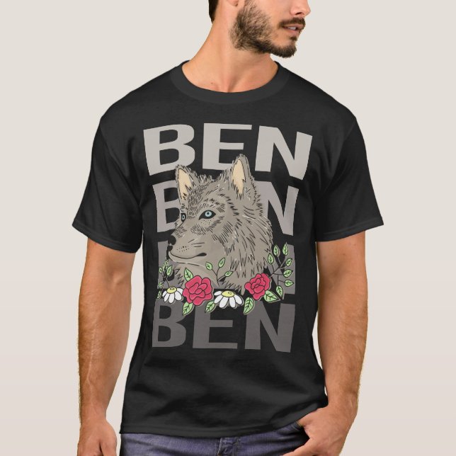 Camiseta Cabeza de Lobo - Ben Nombre (Anverso)