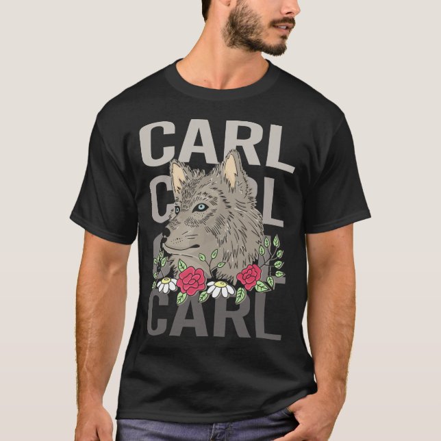 Camiseta Cabeza de Lobo - Carl Nombre (Anverso)