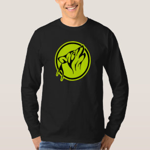 Camiseta Cabeza de lobo de tribu étnica Boho Feather Native