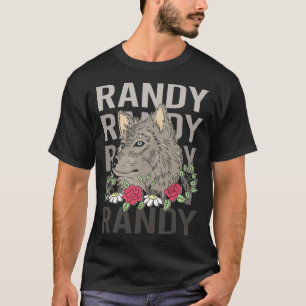 Camiseta Cabeza de lobo - Nombre aleatorio