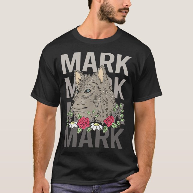 Camiseta Cabeza de lobo - Nombre de marca (Anverso)