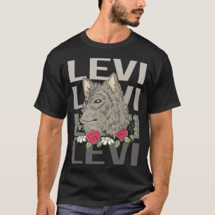 Camiseta Cabeza de Lobo - Nombre Levi