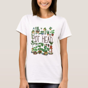 Camiseta Cabeza de maceta de jardinería