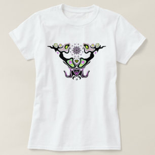 Camiseta Cabeza de mantis cornuda colorida
