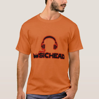 Camiseta Cabeza de música retro