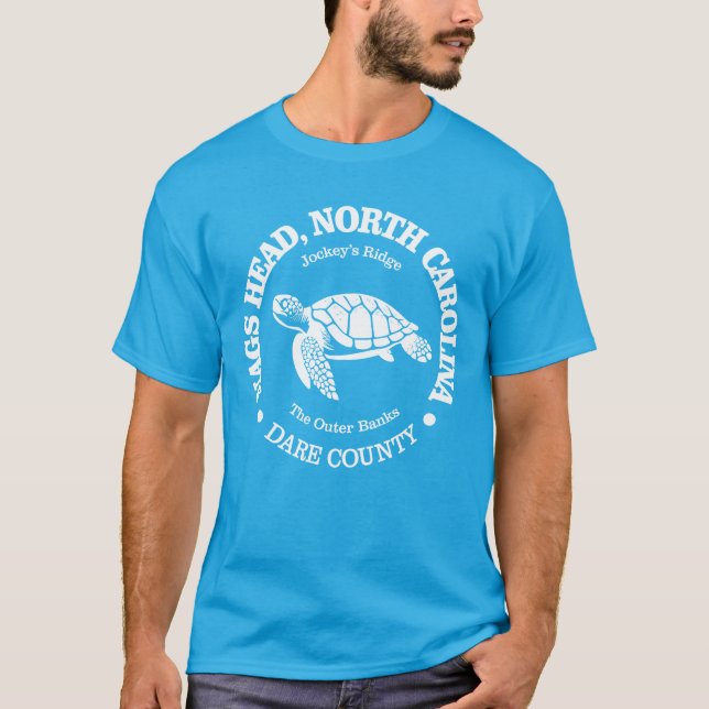 Camiseta Cabeza de Nags (tortuga marina) (Anverso)