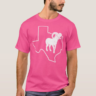 Camiseta Cabeza de oveja de bighorn Texas