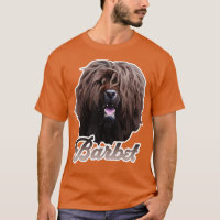 cabeza de perro barbet