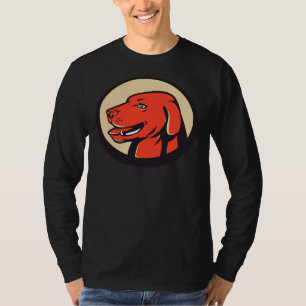 Camiseta Cabeza de perro de Labrador Dorado
