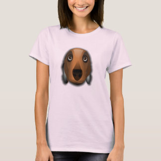 Camiseta Cabeza de perro Hanes Nano T-Shirt de las mujeres