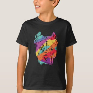 Camiseta Cabeza de Perro Pitbull Terrier