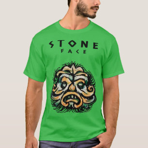 Camiseta Cabeza de piedra de la cara de la escultura clásic