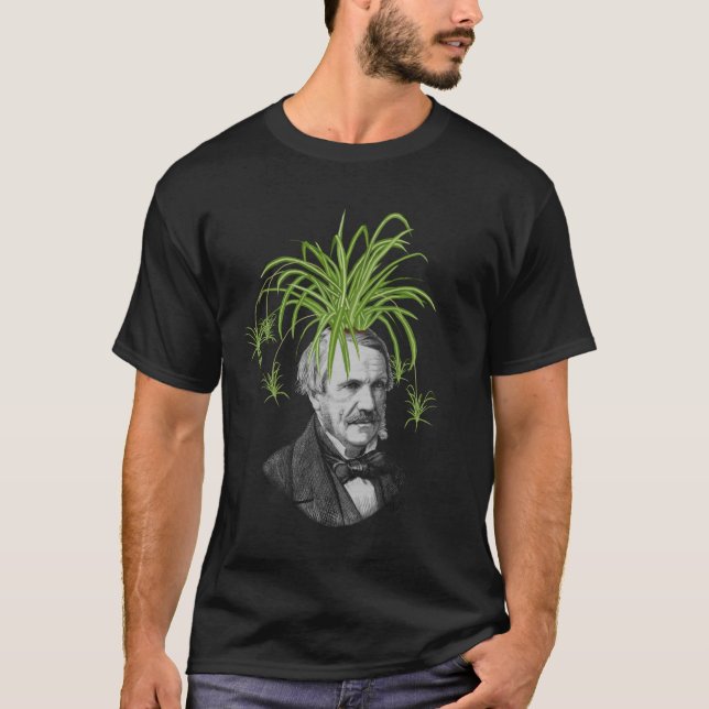 Camiseta Cabeza de planta araña (Anverso)