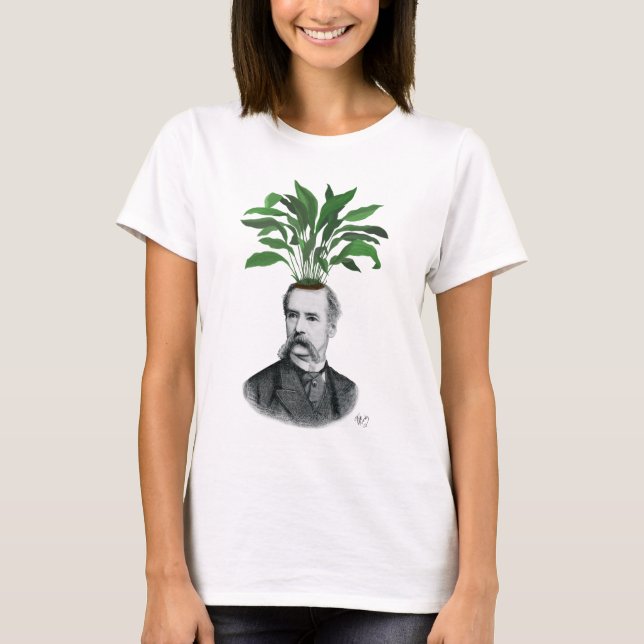 Camiseta Cabeza de planta Aspidistra (Anverso)