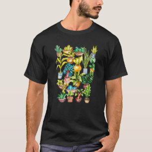 Camiseta Cabeza De Pot Suculentas Plantas De Hogar Pun Gard