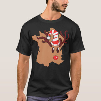 Camiseta Cabeza de reno Antlers Antlers Francia