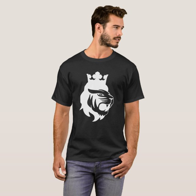 Camiseta Cabeza de rey león (Anverso completo)