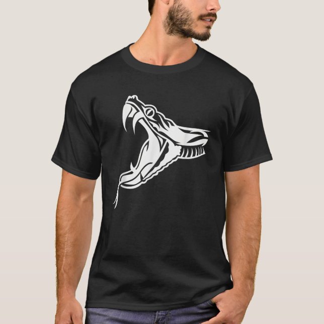 Camiseta Cabeza de serpiente T Shirt (Anverso)