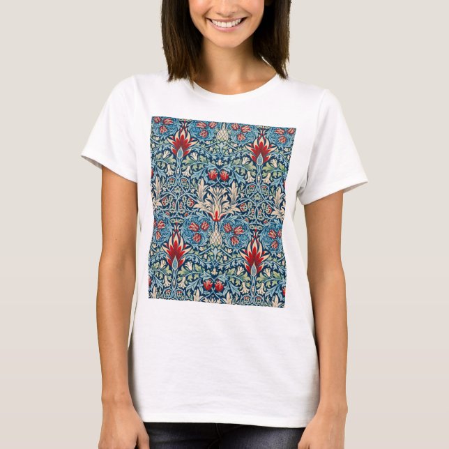 Camiseta Cabeza de serpiente, William Morris (Anverso)