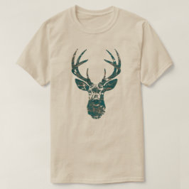 Camiseta Cabeza de Stag con cuernos