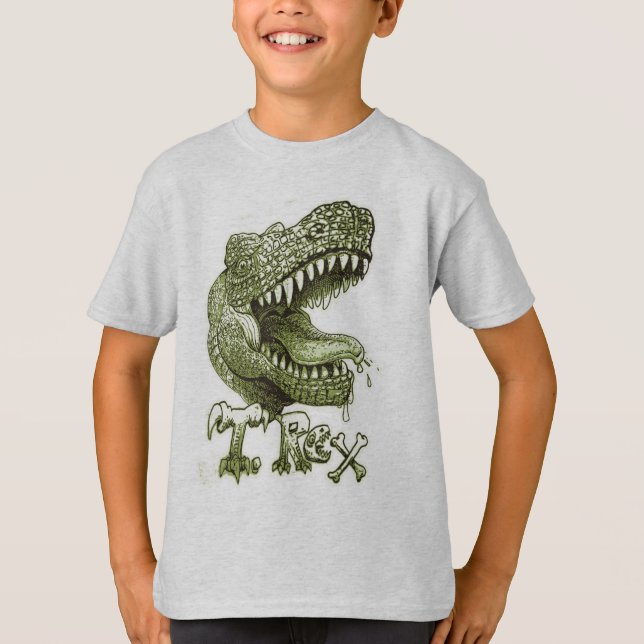Camiseta Cabeza de T Rex (Anverso)