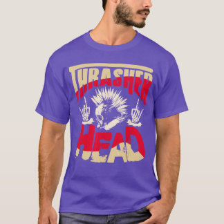 Camiseta Cabeza de Thrasher divertido retro