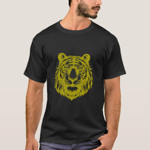 Camiseta Cabeza de tigre, amante de los animales