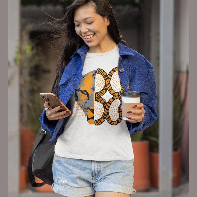 Camiseta Cabeza de tigre animal salvaje lindo (Subido por el creador)