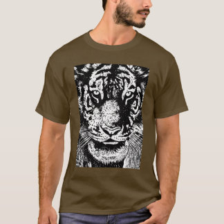 Camiseta Cabeza de tigre estridente