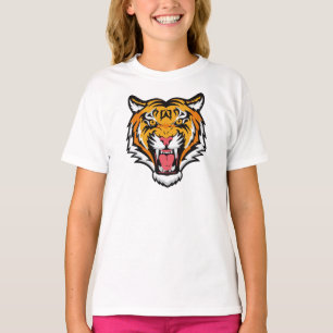 Camiseta Cabeza de tigre ruidosa-25818